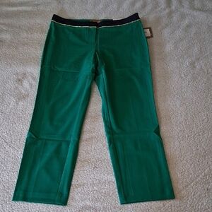 New Ellen Tracy Emerald Green Women's Pants